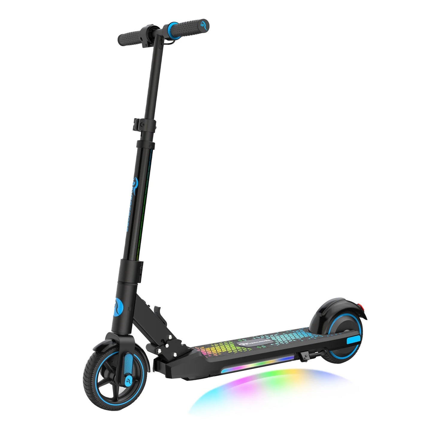 EVERCROSS PLUS EV06C Electric Scooter for Kids, Foldable 6.5'', Up to 15 KM/H, LED Display, Colorful Lights, Lightweight Scooter